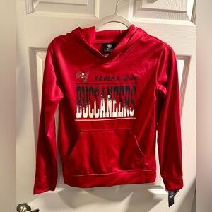 NWT Kids NFL Hoodie Tampa Bay Buccs Large 14/16 NEW